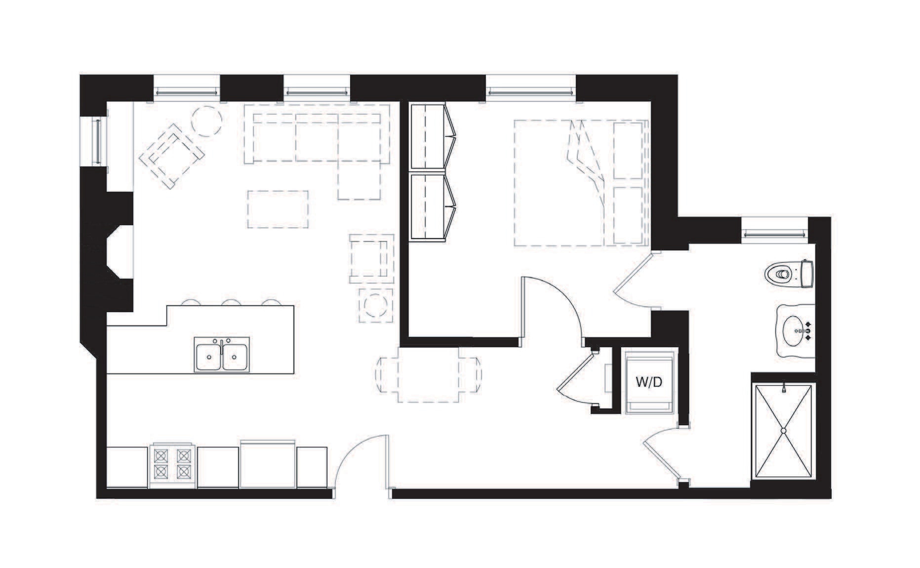 College Club Apartments – Unit D