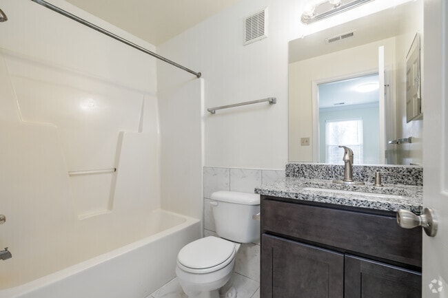 2BR, 2BA - 1,047SF - Primary Bathroom - Regency at Longhill Apartments