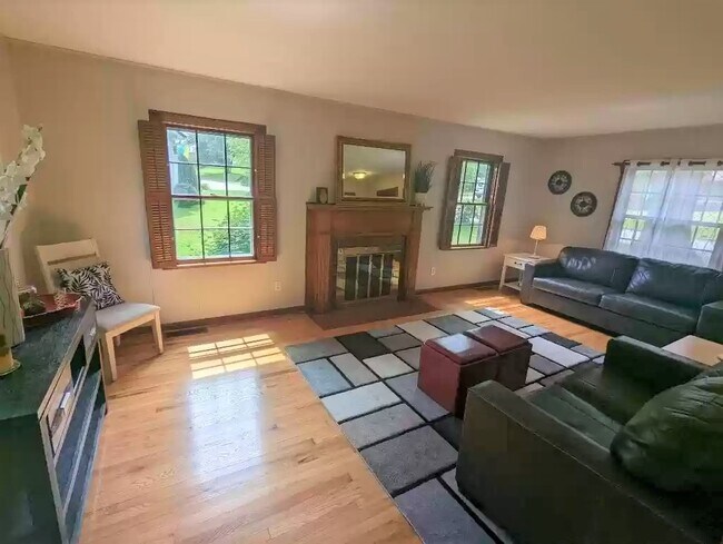 Chimenea en la sala de estar - 1404 29th St