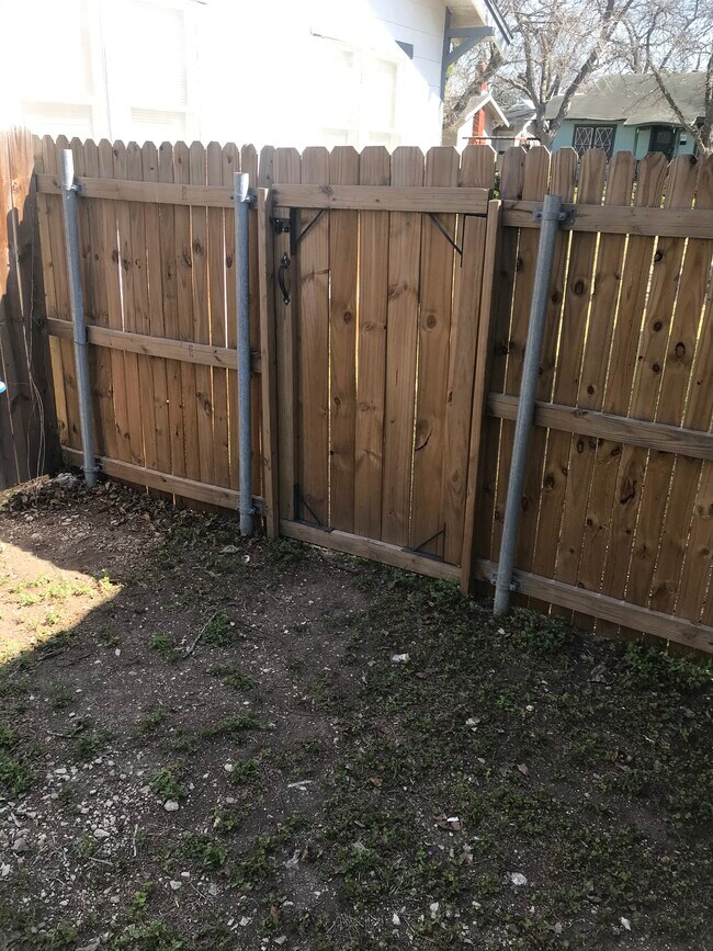 Gate to driveway - 1813 McKinley Ave