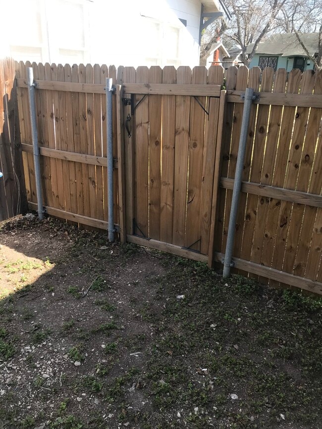 Gate to driveway - 1813 McKinley Ave