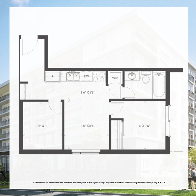 Photo du bâtiment - Jan-Aug Rental At Laurier In Waterloo