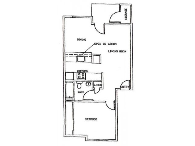 1BR/1BA - Summit Park Apartments