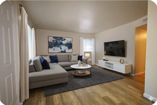 Sala de estar - puesta en escena - Summer Village Apartments