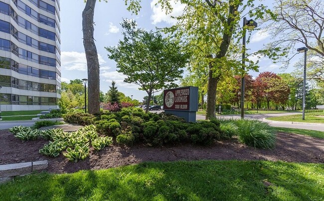 Manicured gardens - 1300 Bloor St