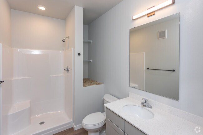 1BR, 1BA Astrid - 619SF - Baño - MAKT at EOLA
