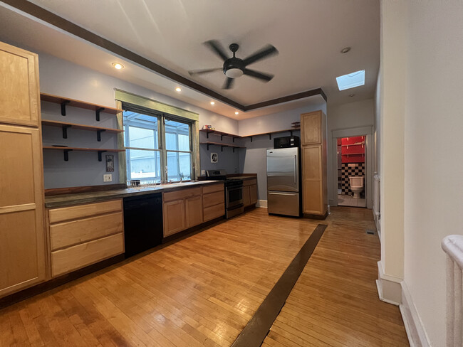 kitchen with window to greenhouse - 106 Fairmount Ave
