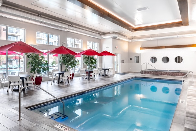 Indoor Pool and Spa - The Reserve at Arbor Lakes