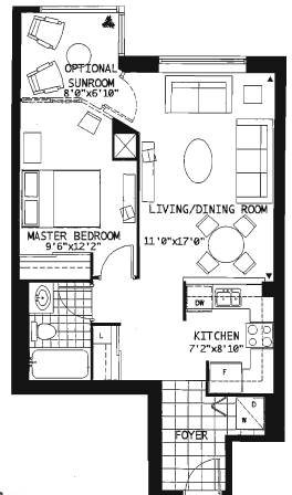 1BR/1BA - St. Paul's L'Amoreaux Centre