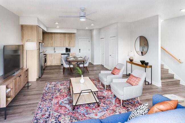 Kitchen and Living Room Areas - Heyday Aurora