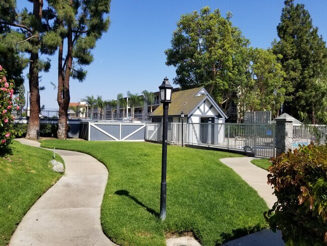 Área principal de césped y baños de la piscina. - 3028 W Cheryllyn Ln