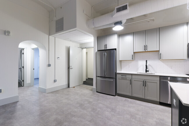 Unit 210 1 BR, 1 BA - 725SF Dining Room - Ellwanger & Barry Building