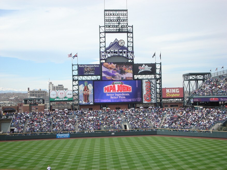 Cheer on the Colorado Rockies at Coors Field