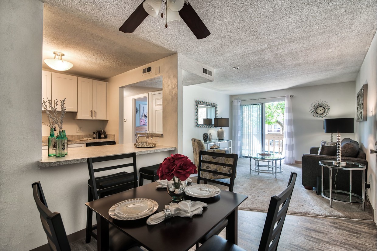 Dining Room and Living Room - Taravue Park Apartments