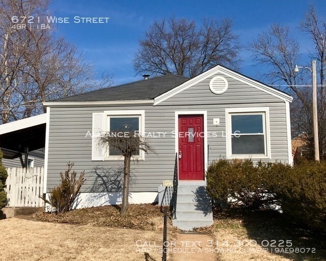 6721 Wise Ave, St. Louis, MO 63139 House Rental in St. Louis, MO