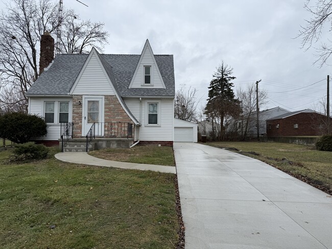 New driveway and front porch - 128 Standish Dr