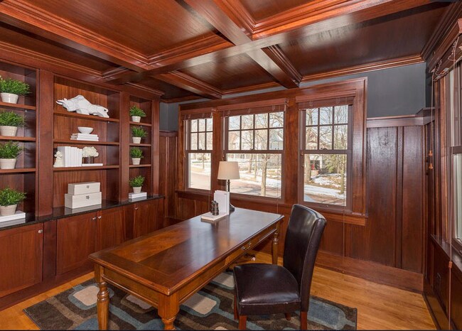 Wood Panelled study/3rd Bdrm - 1827 Kenwood Pky