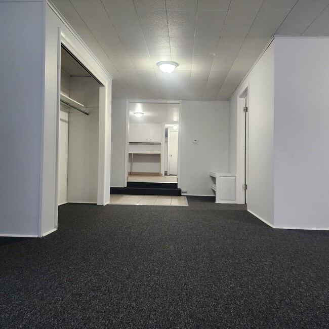 Living room looking towards kitchn - 396 Norton St