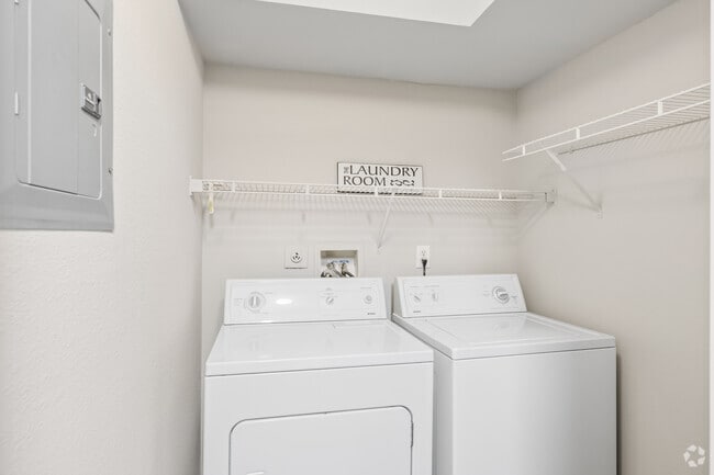 1BR, 1BA - 704SF - Laundry Room - The Crossings at Short Pump