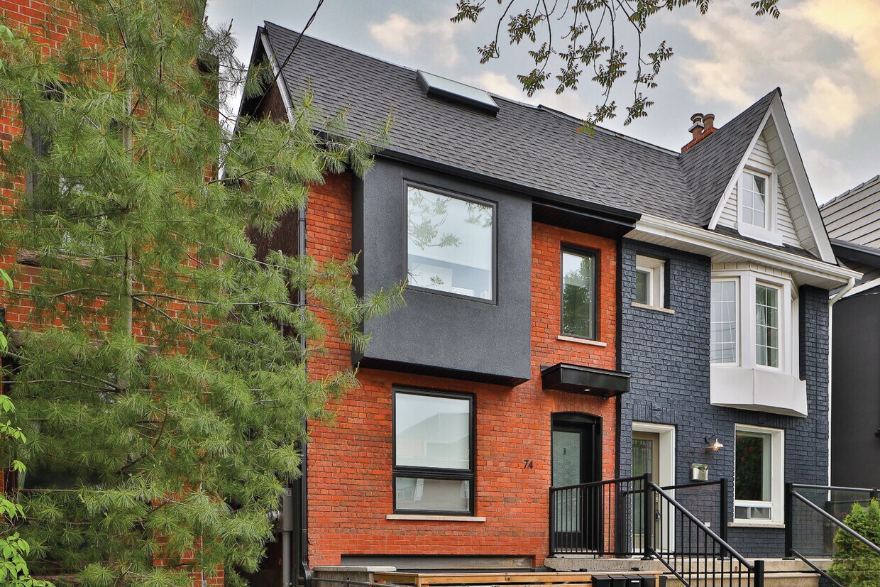 Front of House-Apt. 2 private entry is at the rear - 74 Dovercourt Rd