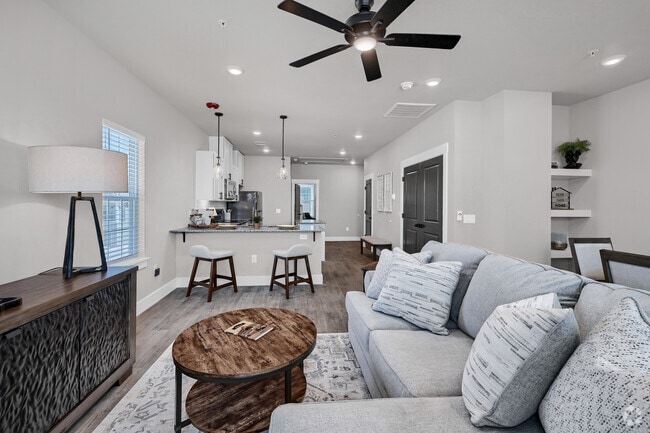 Top Unit Living Room/Kitchen - Heritage Court Luxury Townhomes *Now Open