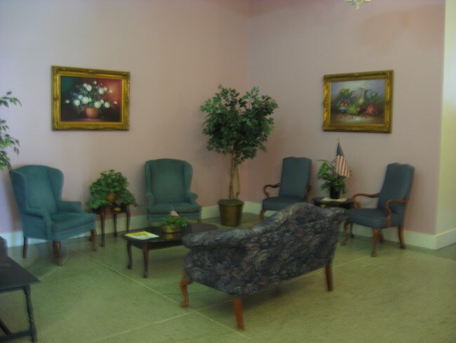 Área de descanso - Rumely Senior Apartments