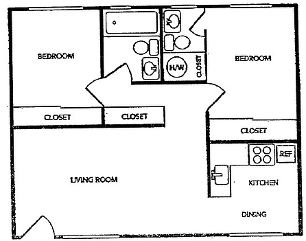 2BR/1.5BA - Olympic View Apartments