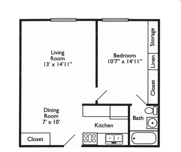 Westside Plaza Apartments Apartments in Norfolk, NE