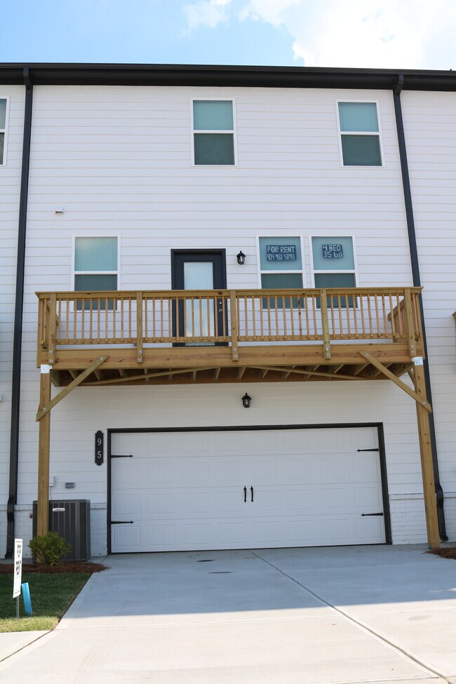 3 floor view - Garage side view - 95 Constitution Ave Townhome