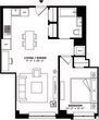 1 Bedroom, 1 Bath- hsr-1x1L