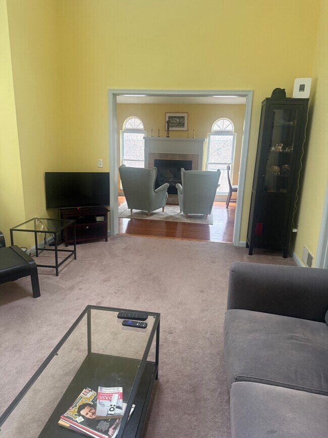 Sala de estar con chimenea de gas - 4193 Nantucket Dr