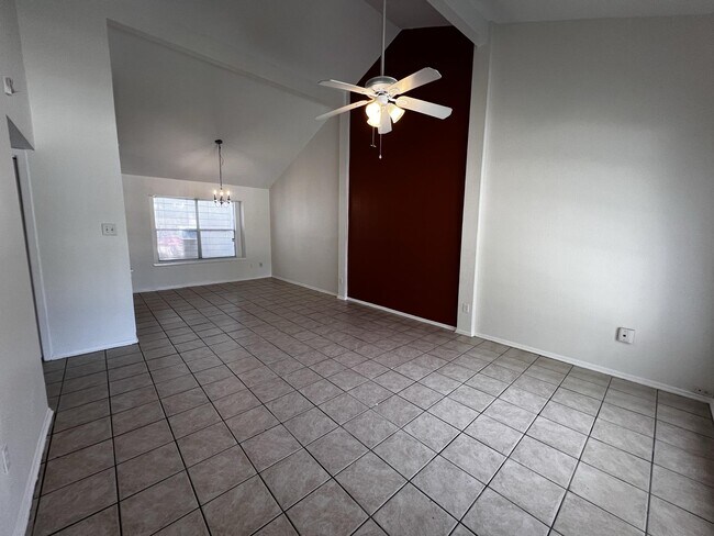Open concept living and dining space - 12707 Marble Dr