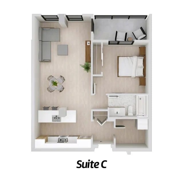 Layout C - Place Centrale