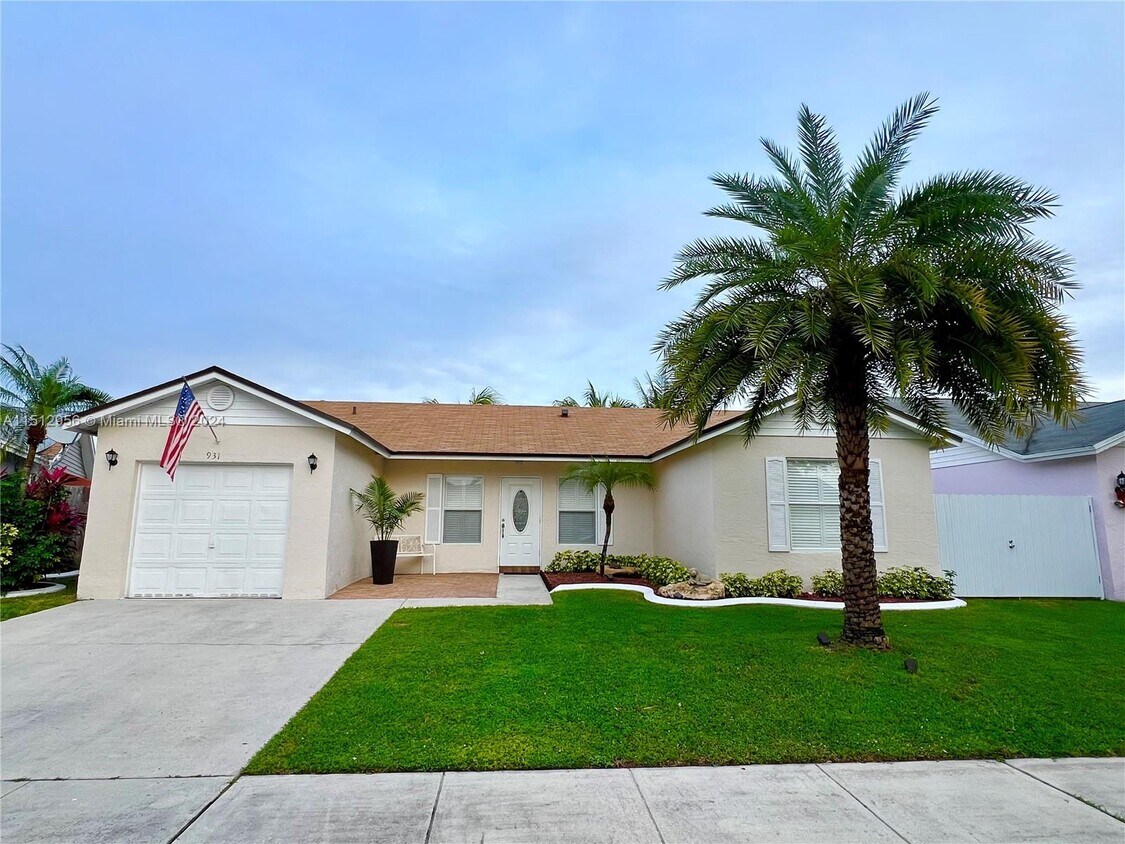 931 SW 87th Ave, Pembroke Pines, FL 33025 House Rental in Pembroke