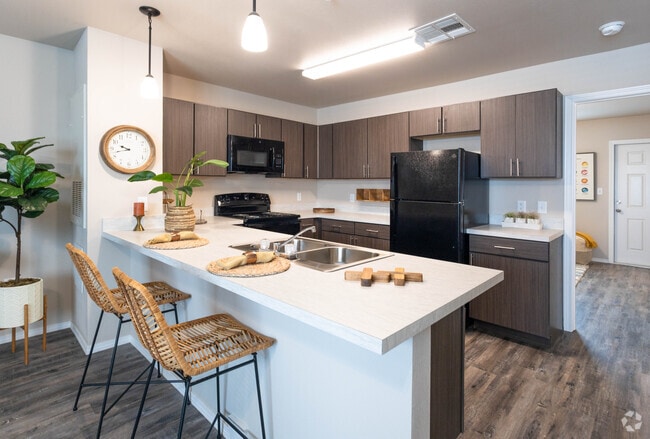 1 Bedroom Kitchen - Apex Villas