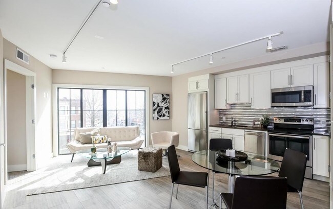 Living Room and Dining Area - 3205 Georgia Ave NW