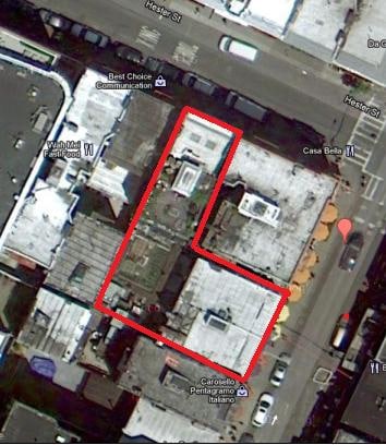 Aerial Photo - 123-125 Mulberry St