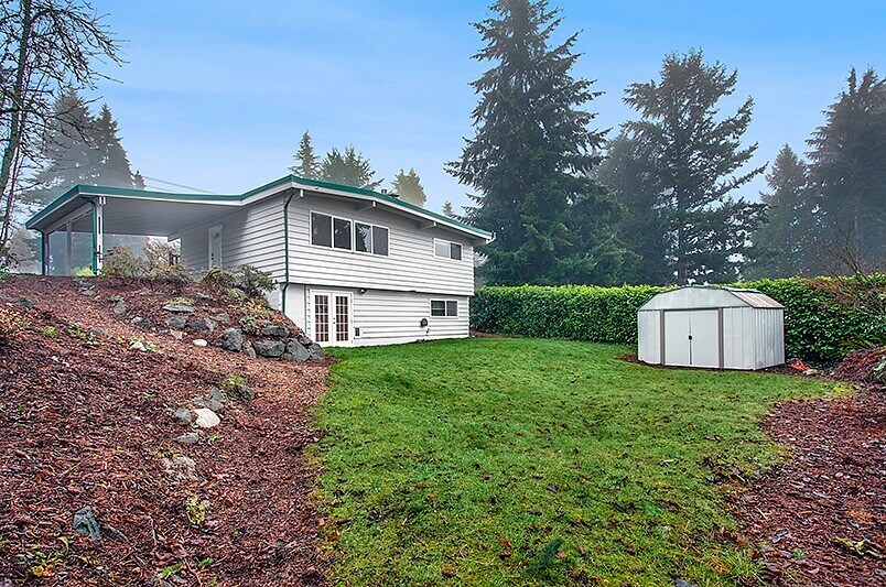 View of house from backyard - 16025 Lake Hills Blvd