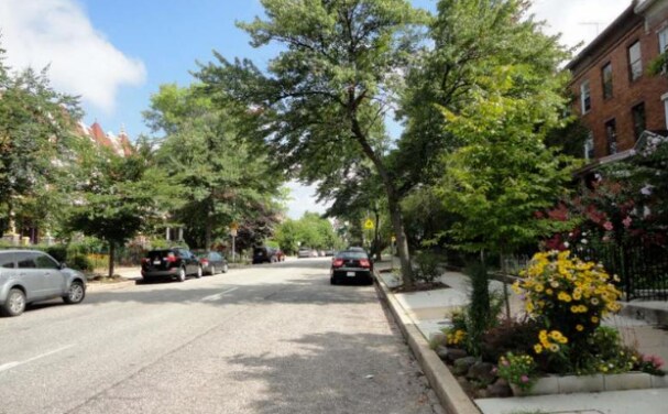 Treelined street with free parking - 2625 N Calvert St