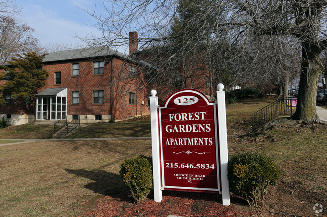 Exterior and Sign - Forest Garden Apartments