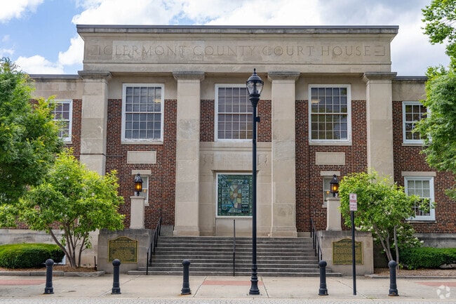The Clermont County Courthouse is a grand historic building in Batavia.