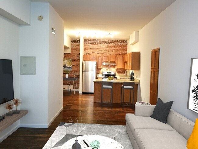 View of dining and kitchen. - 304 N Front St