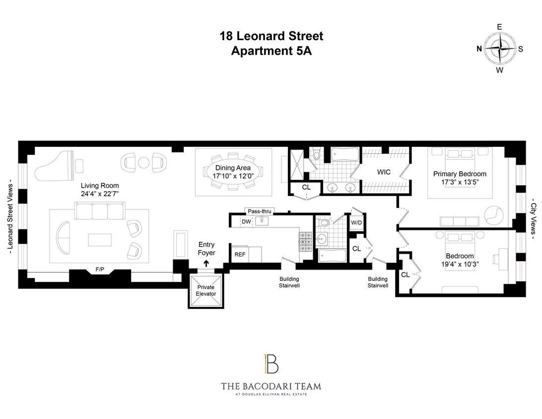 18 Leonard St Unit 5A, New York, NY 10013 Apartment for Rent in New