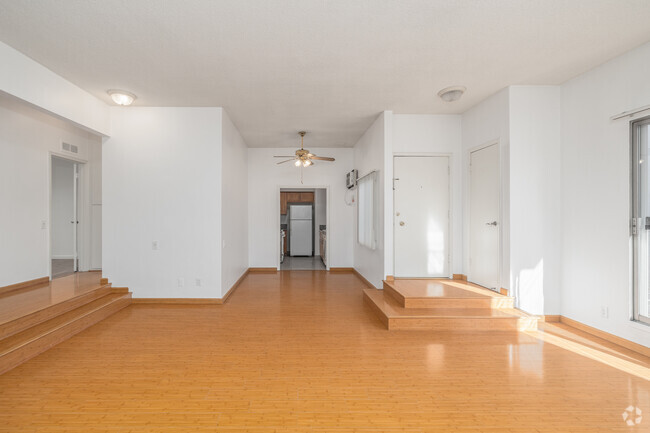 2BR, 2BA - 1,200SF - Living Room - 1651 Camden Ave