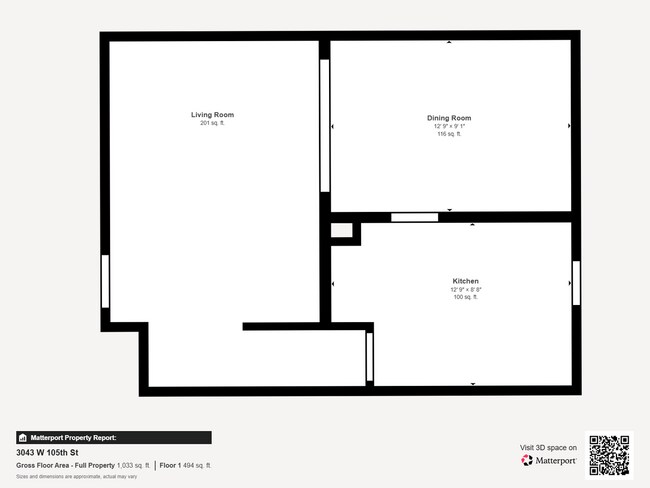 Foto del edificio - Cudell Area - 3 Bedroom - 1 Bath - Single Family Home