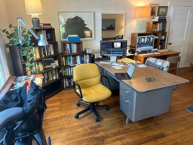 living room as office - 3105 Cedar St