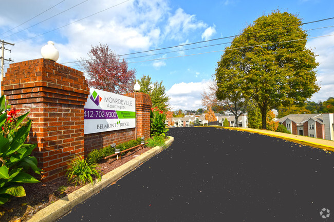 Community entrance - Monroeville Apartments at Belmont Ridge