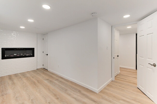 Basement room1 with fireplace - 3711 S St NW