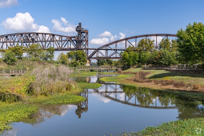 William E. Clark Presidential Wetlands is located adjacent to the William J. Clinton Library.