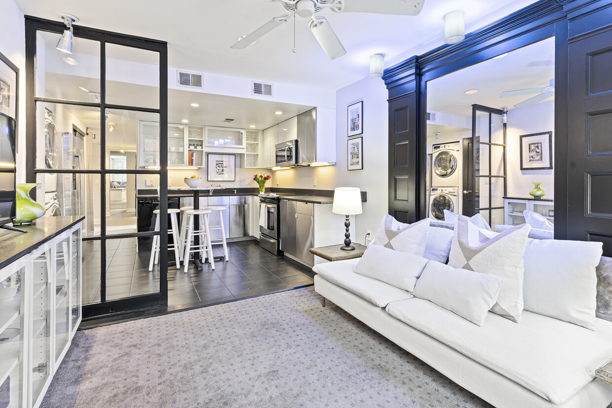 Living room with kitchen - 1829 5th St NW